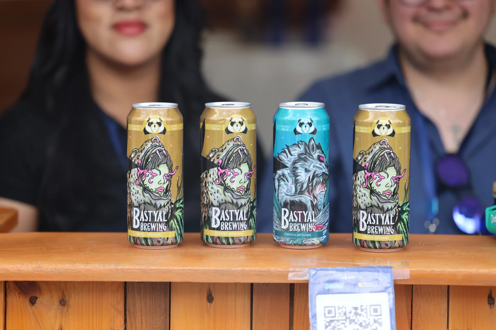 Cervezas Bastyal Brewing fotografiadas durante Hueca Fest