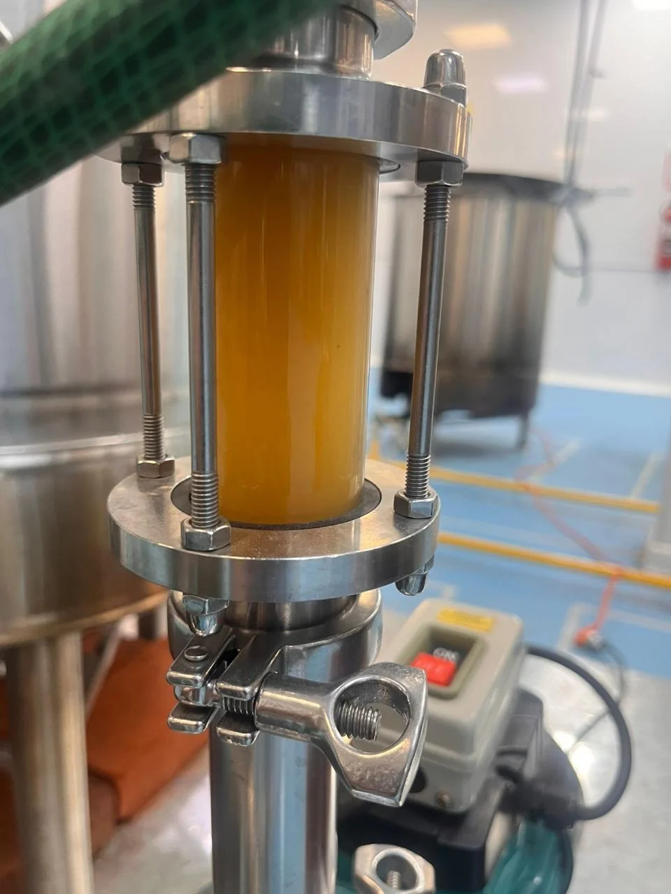 Visor del proceso de elaboración de cerveza en Brewmaster